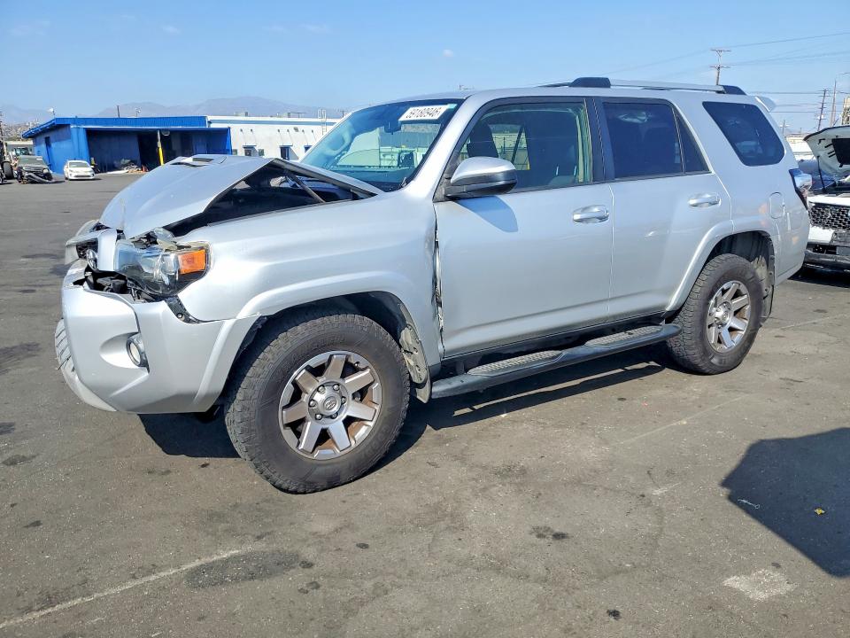 2015 Toyota 4runner VIN JTEBU5JRXF5258458 COPART salvage auction — FRONT END, CA - SALVAGE CERTIFICATE, sold $6,600 on 2026-07-13 (photo 1)