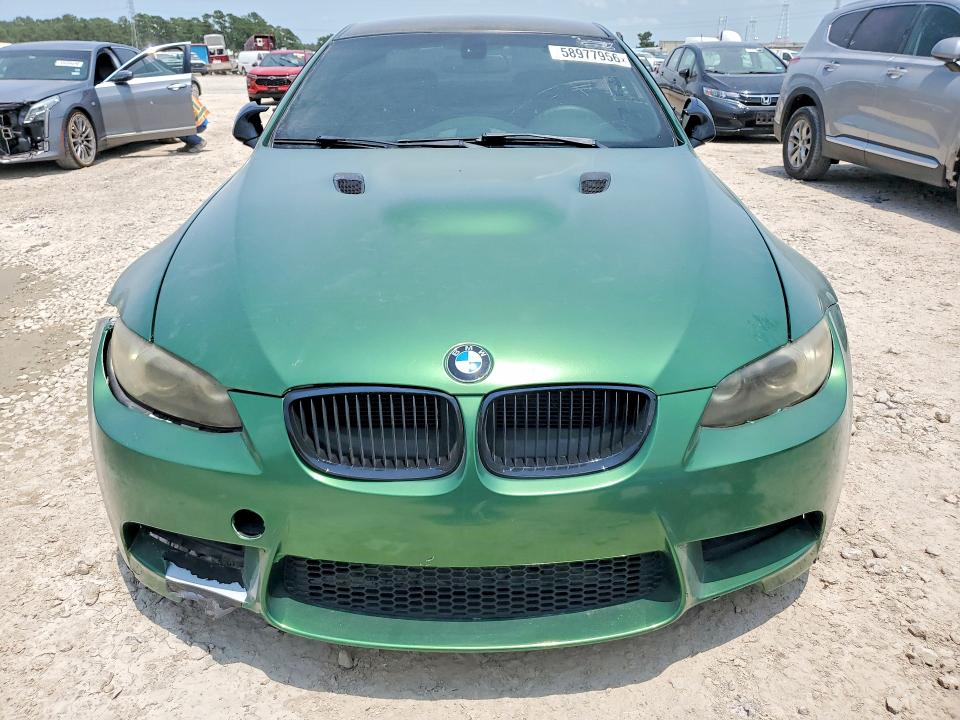 2011 BMW M3 VIN WBSKG9C5XBE369480 COPART salvage auction — FRONT END, WV - CERTIFICATE OF TITLE, sold $9,500 on 2026-07-24 (photo 5)