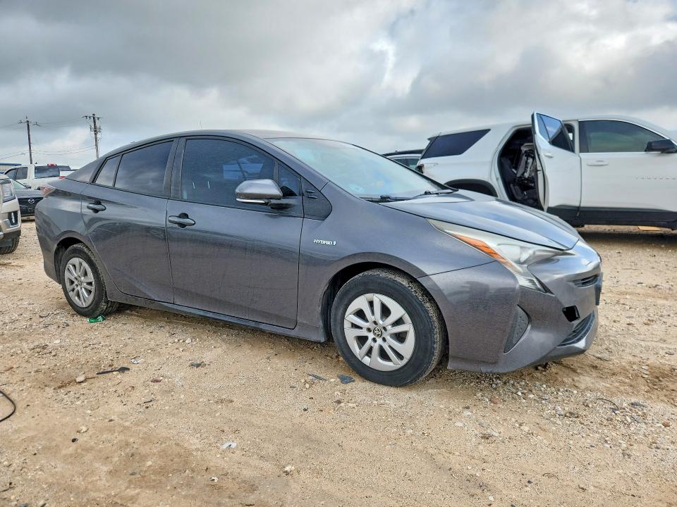 2016 Toyota Prius VIN JTDKBRFU1G3002057 COPART salvage auction — FRONT END, Tx - Salvage Vehicle Title, sold $10 on 2026-07-30 (photo 4)
