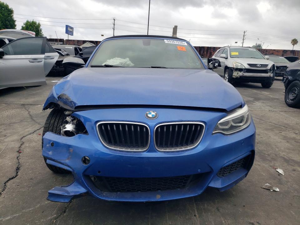 2015 BMW M2 VIN WBA1M1C58FV393521 COPART salvage auction — FRONT END, Ca - Dis/Dlr/Exp Only Clean Title (P), sold $3,050 on 2026-07-24 (photo 5)