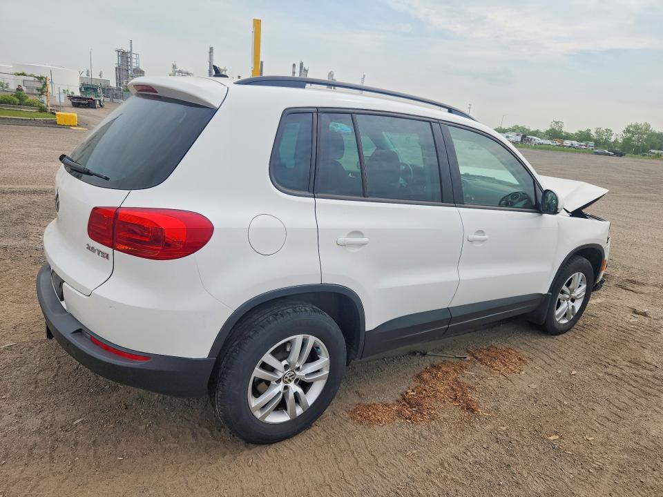 2014 Volkswagen Tiguan VIN WVGHV3AX0EW546122 COPART salvage auction — FRONT END, Qc - Gravement Accidente, sold $475 on 2026-07-14 (photo 3)