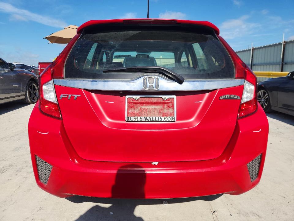 2016 Honda Fit VIN JHMGK5H71GX036545 COPART salvage auction — FRONT END, Tx - Salvage Vehicle Title, sold $2,900 on 2026-07-21 (photo 6)