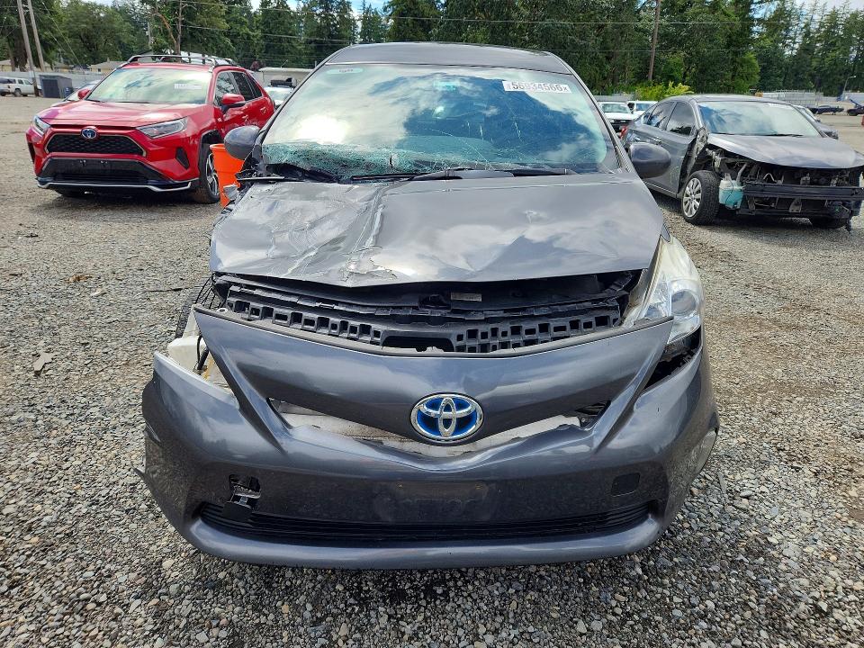 2014 Toyota Prius VIN JTDZN3EUXEJ015015 COPART salvage auction — FRONT END, Wa - Bill Of Sale, sold $1,650 on 2026-07-17 (photo 5)
