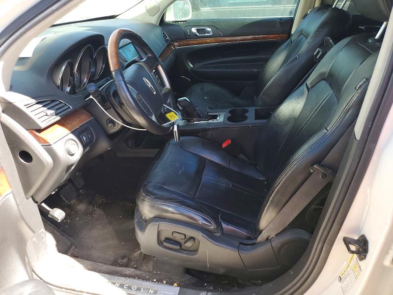 2012 Lincoln MKT VIN 2LMHJ5AT9CBL53684 COPART salvage auction — FRONT END, Ut - Certificate Of Title, sold $875 on 2026-09-10 (photo 7)