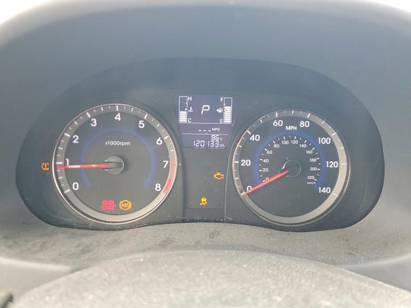 2017 Hyundai Accent VIN KMHCT5AEXHU336427 COPART salvage auction — FRONT END, Mi - Certificate Of Title, sold $550 on 2026-07-31 (photo 9)