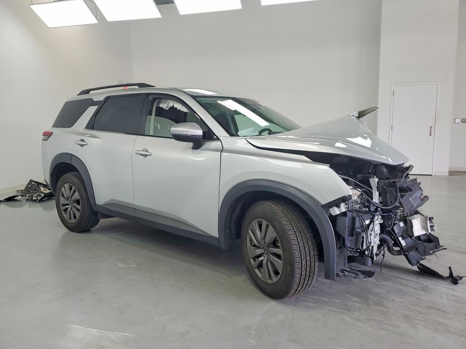 2025 Nissan Pathfinder VIN 5N1DR3BC1SC237898 COPART salvage auction — FRONT END, Fl - Certificate Of Destruction (P), sold $4,100 on 2026-07-06 (photo 4)