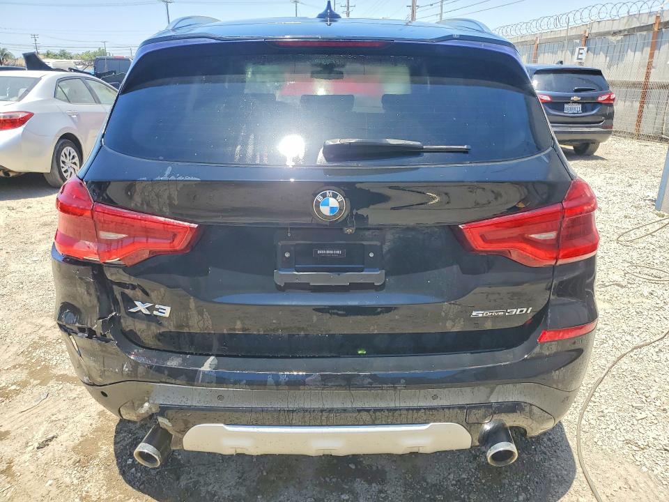 2020 BMW X3 VIN 5UXTY3C09L9B34526 COPART salvage auction — REAR END, Ca - Salvage Certificate, sold $8,500 on 2026-07-08 (photo 6)