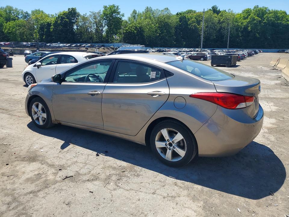 2013 Hyundai Elantra VIN 5NPDH4AE3DH272014 COPART salvage auction — FRONT END, Nj - Certificate Of Title, sold $625 on 2026-07-09 (photo 2)