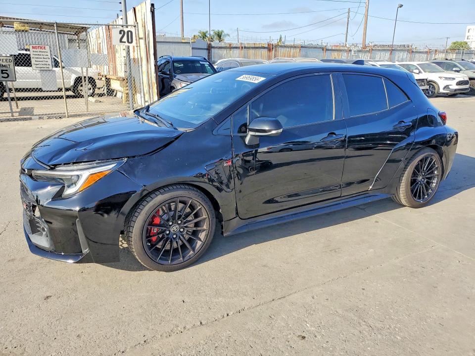 2024 Toyota Gr corolla VIN JTNABAAE2RA013351 COPART salvage auction — FRONT END, Ca - Salvage Certificate (P), sold $13,500 on 2026-07-27 (photo 1)