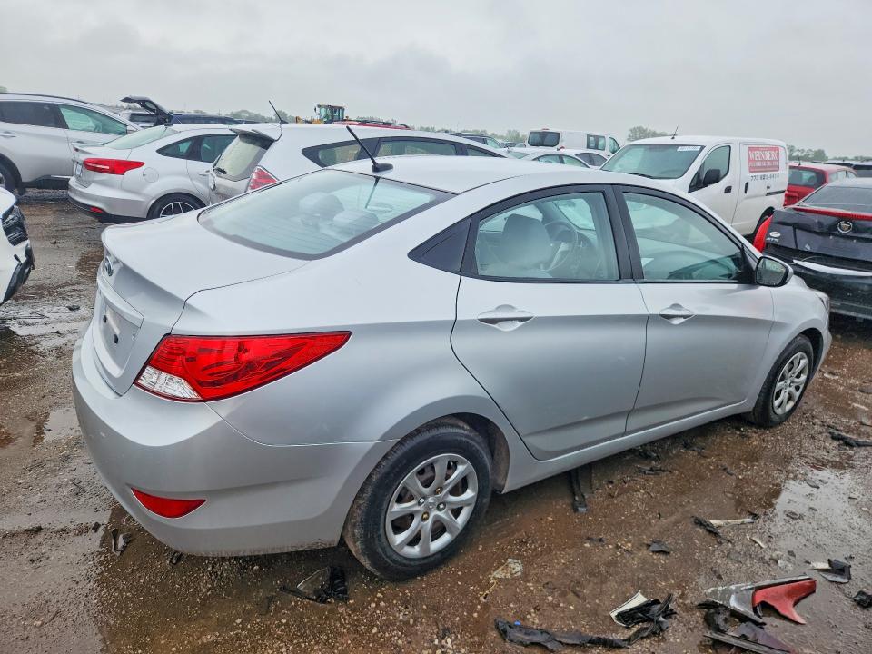 2014 Hyundai VIN KMHCT4AE5EU668412 COPART salvage auction — SIDE, Il - Salvage Certificate, sold $700 on 2026-07-02 (photo 3)