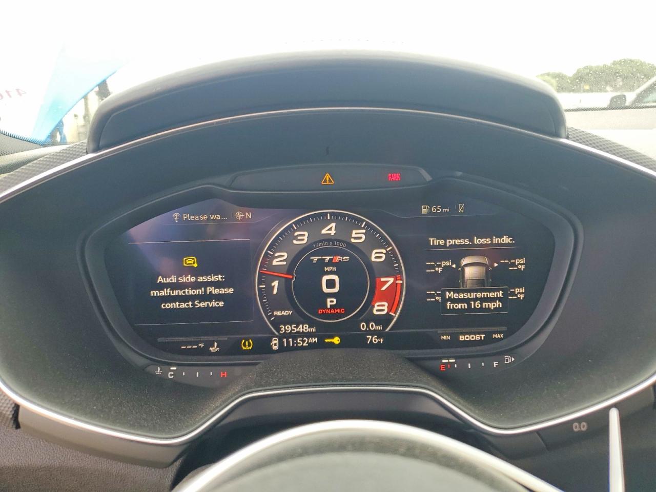 2019 Audi TT VIN WUAASAFVXK1901190 COPART salvage auction — Rear End, Sc - Salvage Title, sold $27,250 on 2026-09-24 (photo 9)