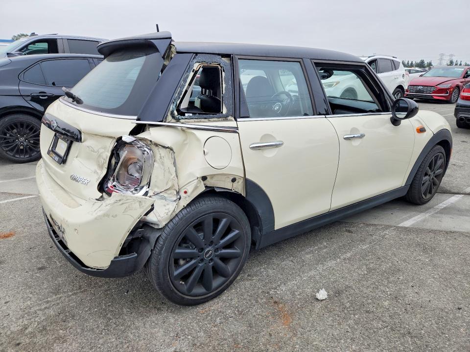 2017 Mini Cooper VIN WMWXU1C56H2E17896 COPART salvage auction — REAR END, Ca - Salvage Certificate, sold $1,100 on 2026-07-16 (photo 3)