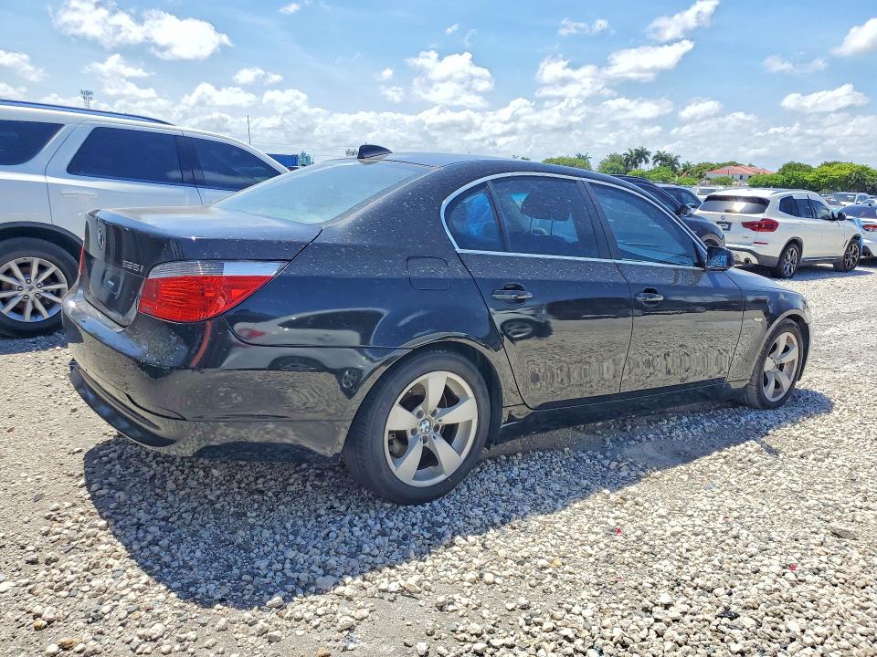 2007 BMW 5 series VIN WBANE53557CW67812 COPART salvage auction — MECHANICAL, Fl - Certificate Of Title, sold $400 on 2026-07-02 (photo 3)