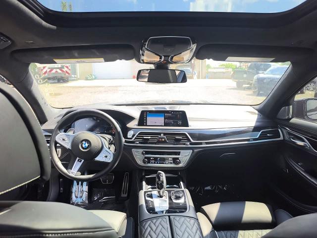 2022 BMW 7er VIN WBA7U2C07NCG99224 COPART salvage auction — HAIL, Nj - Cert Of Title-Salvage (P), sold $16,100 on 2026-07-17 (photo 9)