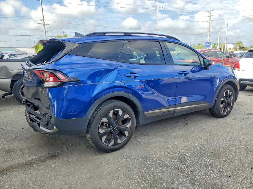 2023 Kia Sportage VIN 5XYK6CAF7PG006037 COPART salvage auction — REAR END, Fl - Cert Of Title Slvg Rebuildable, sold $7,000 on 2026-07-17 (photo 3)