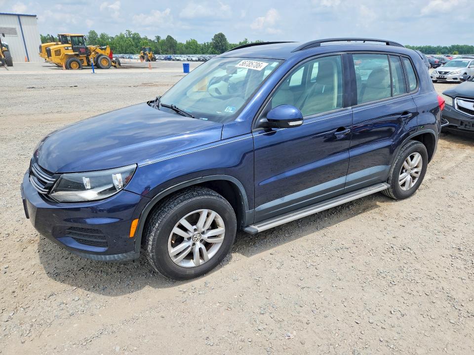 2016 Volkswagen Tiguan VIN WVGAV7AX3GW600699 COPART salvage auction — MINOR DENT/SCRATCHES, Va - Dealer Only Clean Title, sold $325 on 2026-07-08 (photo 1)