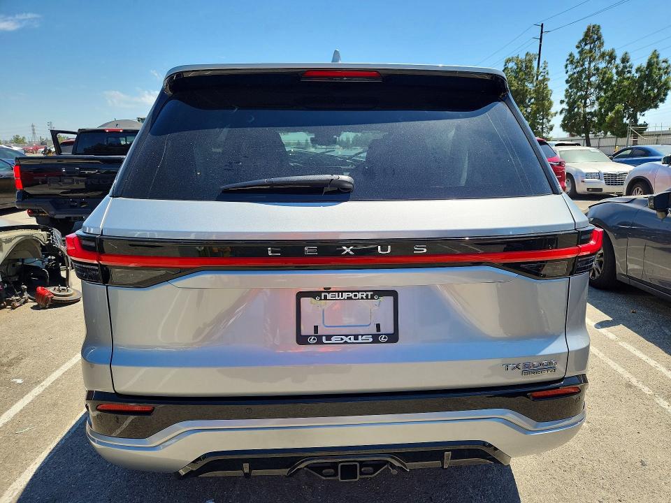 2025 Lexus Tx VIN 5TDABAB64SS010648 COPART salvage auction — Front End, CA - SALVAGE CERTIFICATE, sold $22,400 on 2026-08-04 (photo 6)