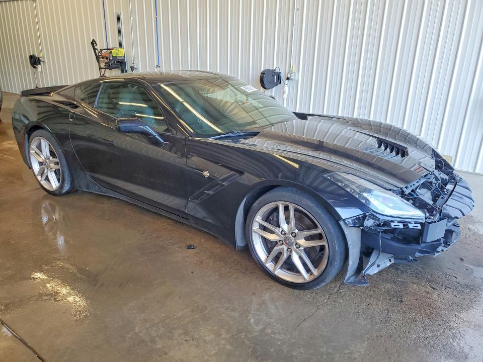 2014 Chevrolet Corvette stingray VIN 1G1YK2D79E5102366 COPART salvage auction — FRONT END, In - Certificate Of Title, sold $9,000 on 2026-07-28 (photo 4)