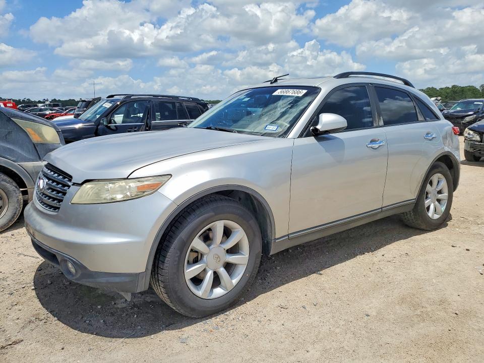 2005 Infiniti Fx VIN JNRAS08W55X212236 COPART salvage auction — FRONT END, Tx - Salvage Vehicle Title, sold $475 on 2026-07-14 (photo 1)