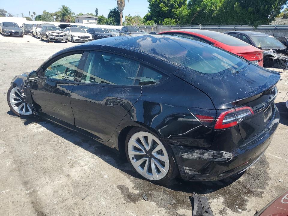 2022 Tesla Model 3 VIN 5YJ3E1EA8NF289689 COPART salvage auction — FRONT END, CA - SALVAGE CERTIFICATE, sold $3,100 on 2026-07-28 (photo 2)