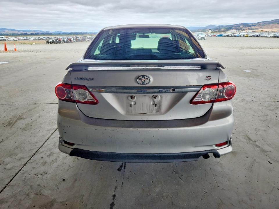 2013 Toyota Corolla VIN 5YFBU4EE9DP112056 COPART salvage auction — VANDALISM, Ca - Salvage Certificate, sold $1,750 on 2026-07-27 (photo 6)