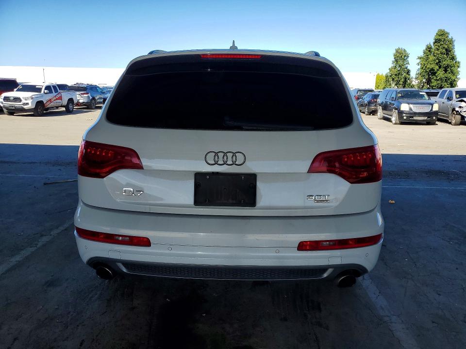 2015 Audi Q7 VIN WA1DGAFE4FD018194 COPART salvage auction — VANDALISM, Ca - Dis/Dlr/Exp Only Clean Title, sold $600 on 2026-07-02 (photo 6)