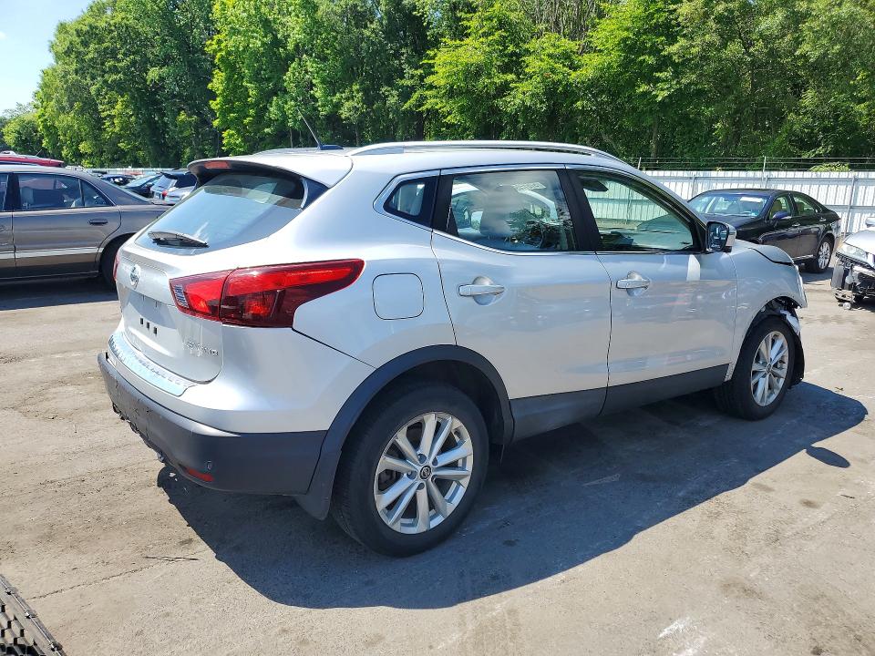 2019 Nissan Rogue VIN JN1BJ1CR1KW334305 COPART salvage auction — FRONT END, Nj - Cert Of Title-Salvage, sold $1,650 on 2026-07-28 (photo 3)