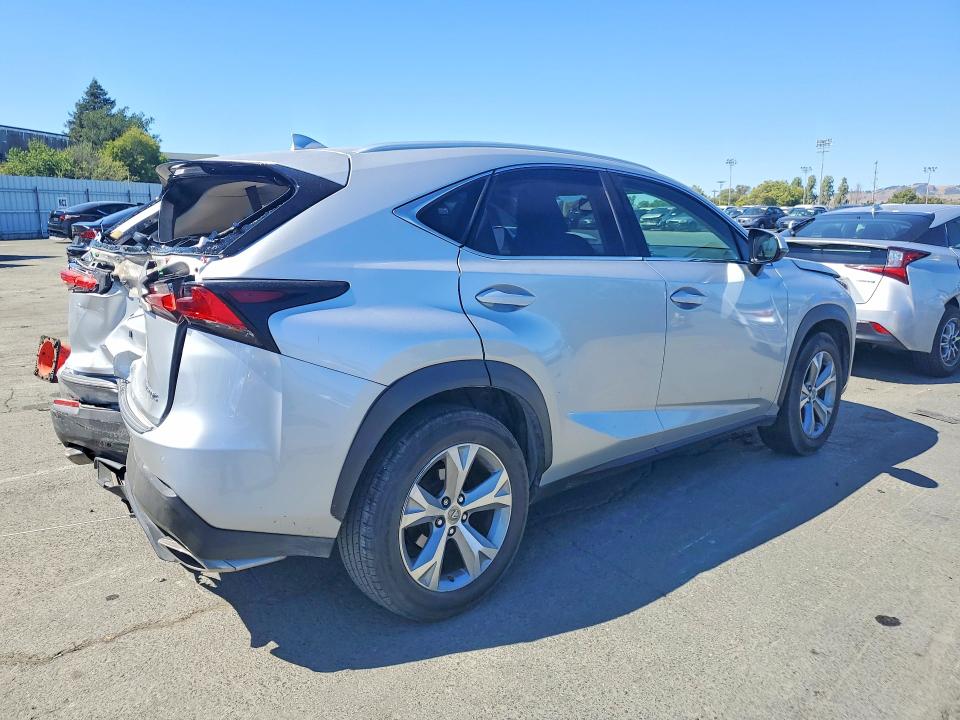 2017 Lexus Nx VIN JTJYARBZXH2051115 COPART salvage auction — REAR END, Ca - Salvage Certificate, sold $4,850 on 2026-07-06 (photo 3)