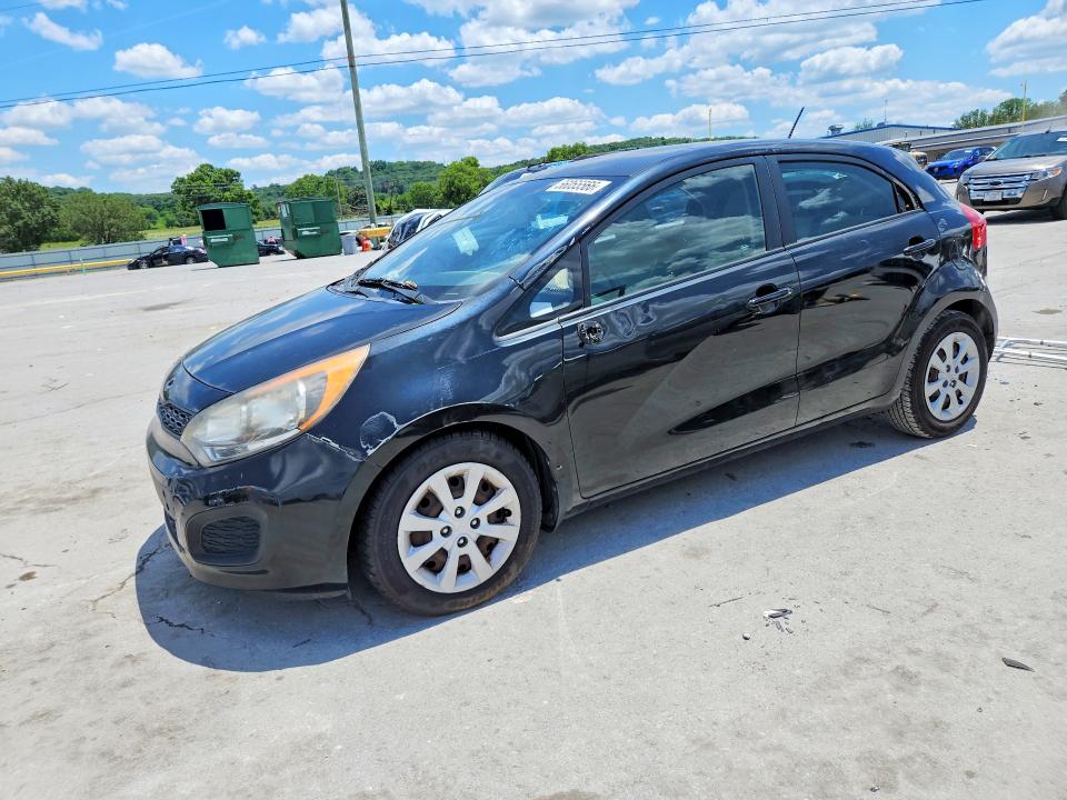 2013 Kia Rio VIN KNADM5A32D6307066 COPART salvage auction — VANDALISM, Tn - Salvage Certificate, sold $575 on 2026-07-27 (photo 1)