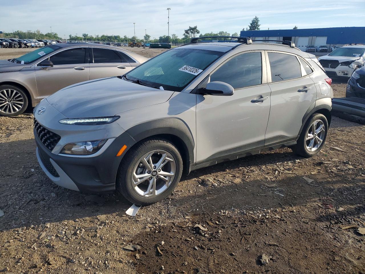 2022 Hyundai Kona VIN KM8K32AB4NU863777 COPART salvage auction — Rear End, St - Salvage Title, sold $5,200 on 2026-07-10 (photo 1)