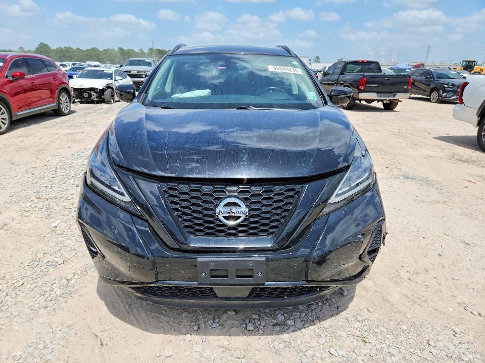 2022 Nissan Murano VIN 5N1AZ2BJ9NC126970 COPART salvage auction — FRONT END, Tx - Salvage Vehicle Title, sold $7,400 on 2026-07-21 (photo 5)