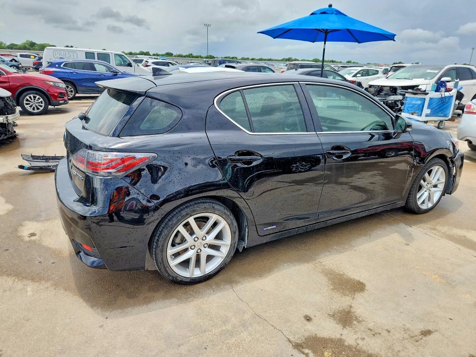 2015 Lexus Ct VIN JTHKD5BHXF2250810 COPART salvage auction — FRONT END, Tx - Salvage Vehicle Title, sold $3,700 on 2026-08-01 (photo 3)