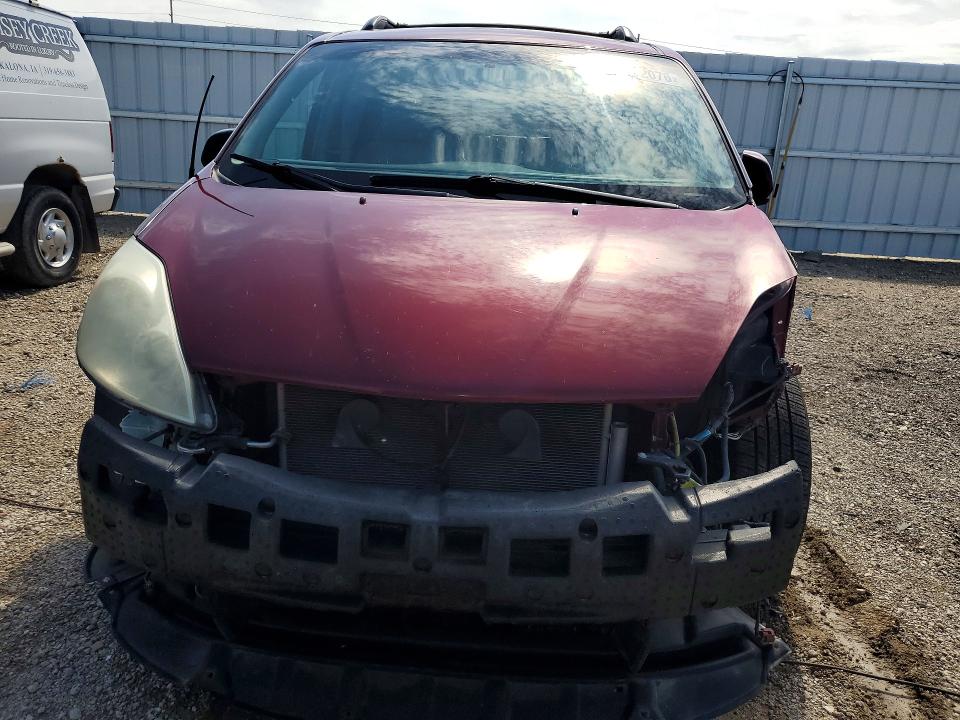 2009 Toyota Sienna VIN 5TDZK22C19S234288 COPART salvage auction — FRONT END, Ia - Cert Of Title-Salvage Title, sold $525 on 2026-07-29 (photo 5)