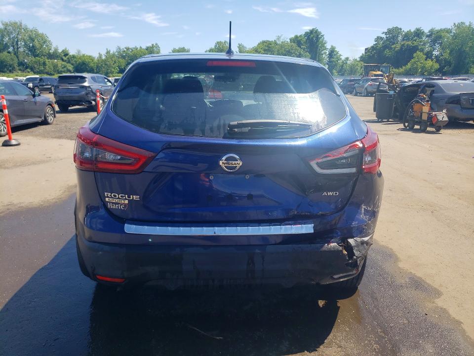 2020 Nissan Rogue VIN JN1BJ1CW8LW375151 COPART salvage auction — REAR END, Ct - Cert Of Title-Salvage, sold $475 on 2026-07-21 (photo 6)