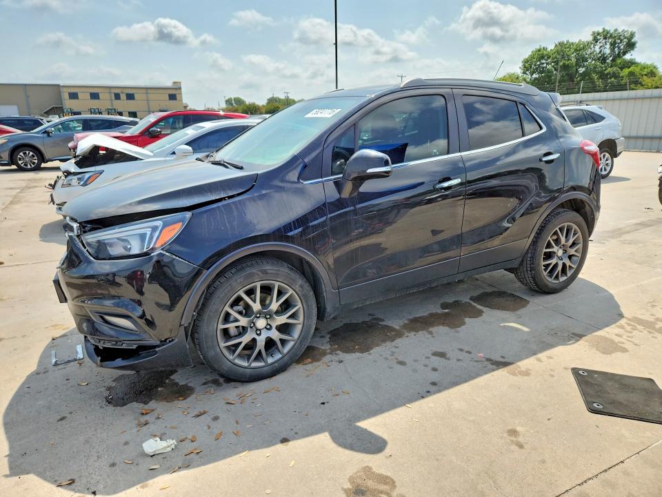 2019 Buick Encore VIN KL4CJ1SB0KB847035 COPART salvage auction — REAR END, TX - SALVAGE VEHICLE TITLE (P), sold $825 on 2026-07-16 (photo 1)