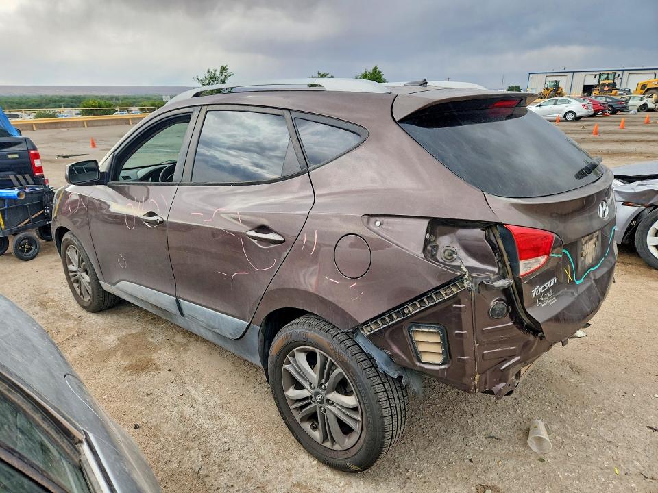 2014 Hyundai Tucson VIN KM8JU3AG5EU862020 COPART salvage auction — REAR END, Nm - Cert Of Title-Salvage, sold $1,200 on 2026-07-13 (photo 2)