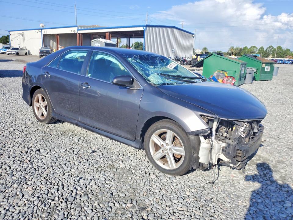 2014 Toyota Camry VIN 4T1BF1FKXEU446710 COPART salvage auction — FRONT END, Fl - Cert Of Title Slvg Rebuildable, sold $1,250 on 2026-07-06 (photo 4)