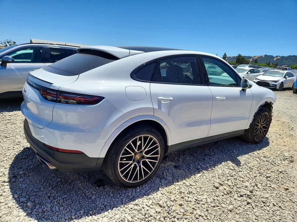2022 Porsche Cayenne VIN WP1BA2AY2NDA47986 COPART salvage auction — FRONT END, Ca - Salvage Certificate, sold $20,600 on 2026-08-18 (photo 3)