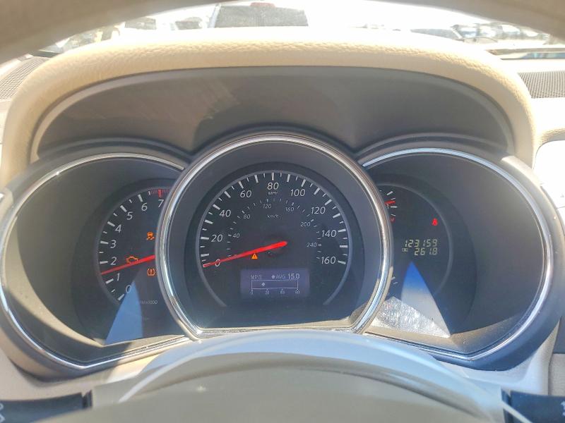 2014 Nissan Murano VIN JN8AZ1MUXEW404395 COPART salvage auction — FRONT END, Ca - Salvage Certificate, sold $450 on 2026-07-09 (photo 9)