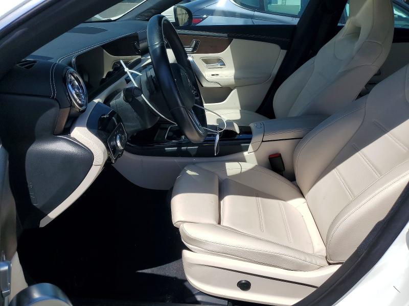 2020 Mercedes-benz Cla-klasse VIN W1K5J4GB4LN089912 COPART salvage auction — FRONT END, Ca - Salvage Certificate, sold $8,200 on 2026-07-08 (photo 7)