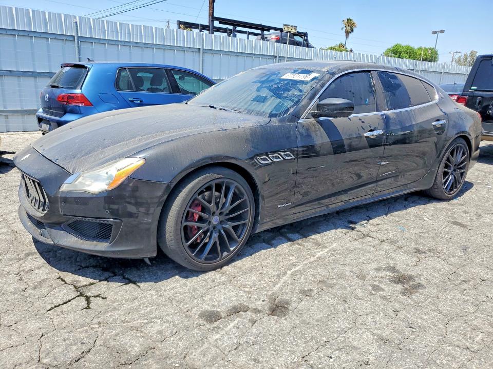 2017 Maserati Quattroporte VIN ZAM56RPS4H1235504 COPART salvage auction — MINOR DENT/SCRATCHES, Ca - Dis/Dlr/Exp Only Clean Title, sold $7,100 on 2026-07-09 (photo 1)