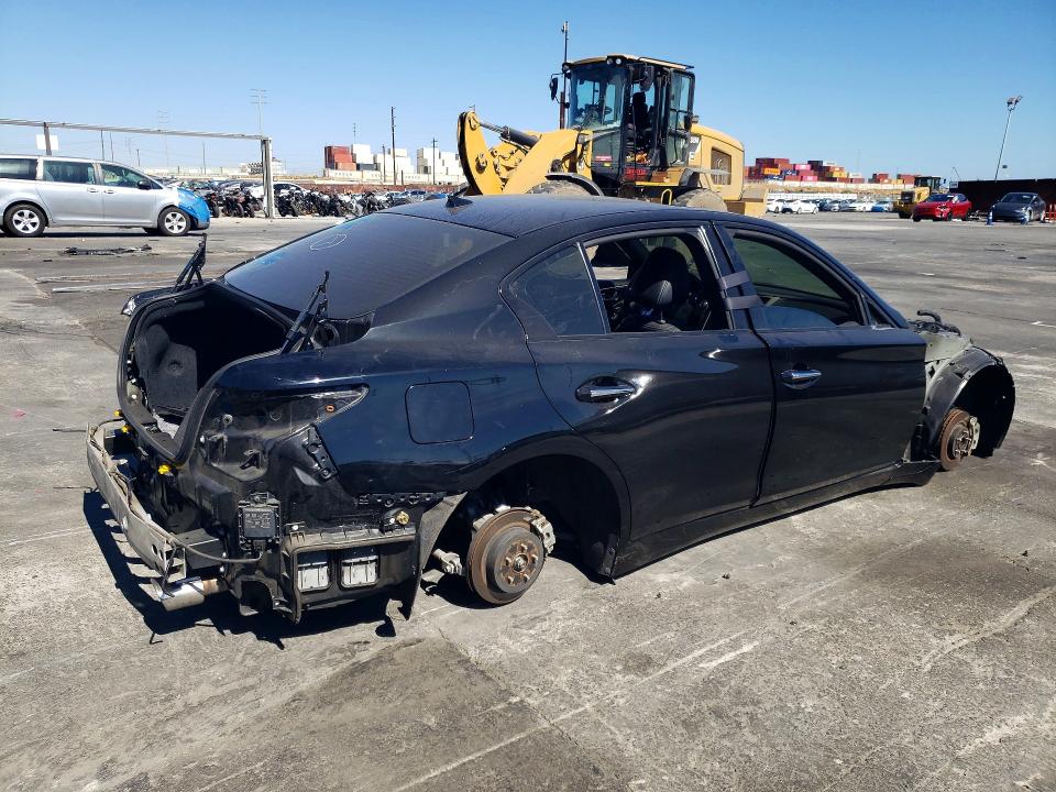 2021 Infiniti Q50 VIN JN1EV7CP4MM706026 COPART salvage auction — STRIPPED, CA - SALVAGE CERTIFICATE, sold $175 on 2026-07-22 (photo 3)