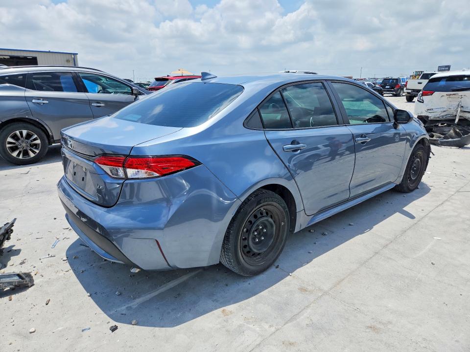 2021 Toyota Corolla VIN 5YFEPMAE7MP173982 COPART salvage auction — FRONT END, Tx - Salvage Vehicle Title, sold $3,700 on 2026-07-24 (photo 3)