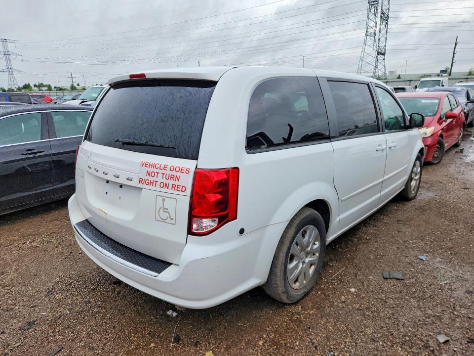 2016 Dodge Caravan VIN 2C4RDGBGXGR342215 COPART salvage auction — NORMAL WEAR, Il - Certificate Of Title, sold $1,250 on 2026-07-02 (photo 3)