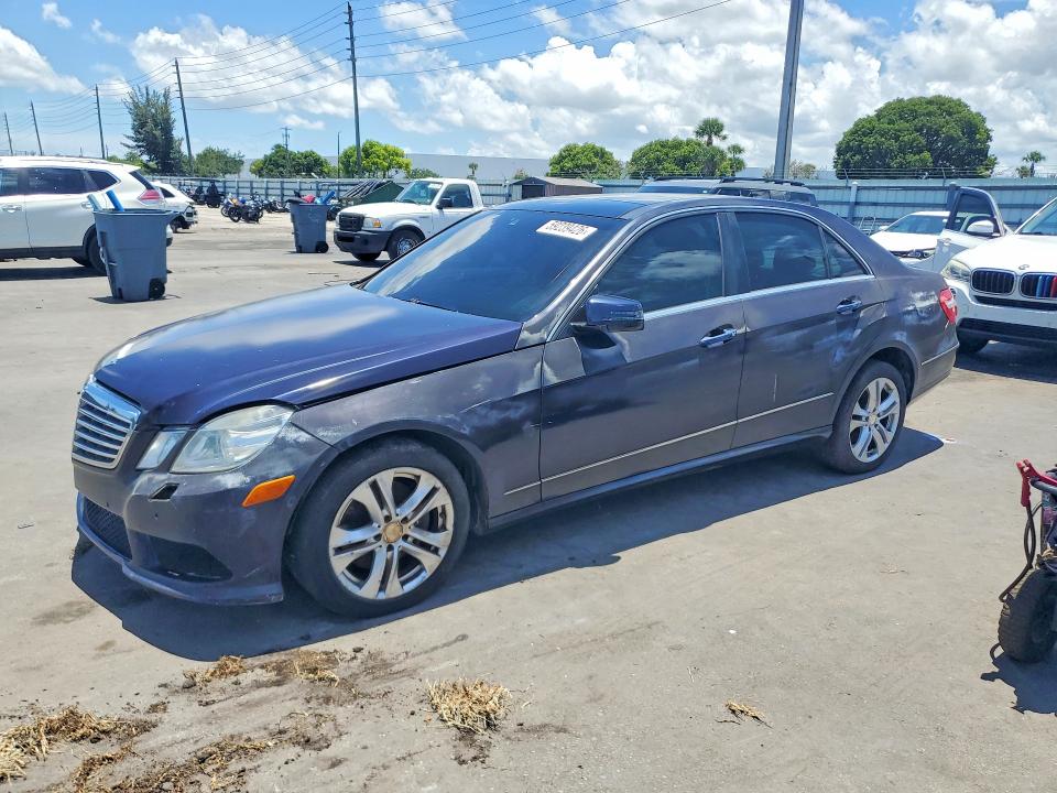 2011 Mercedes-benz E-class VIN WDDHF8HB2BA355793 COPART salvage auction — SIDE, Fl - Cert Of Title W/Slvg History, sold $400 on 2026-07-29 (photo 1)