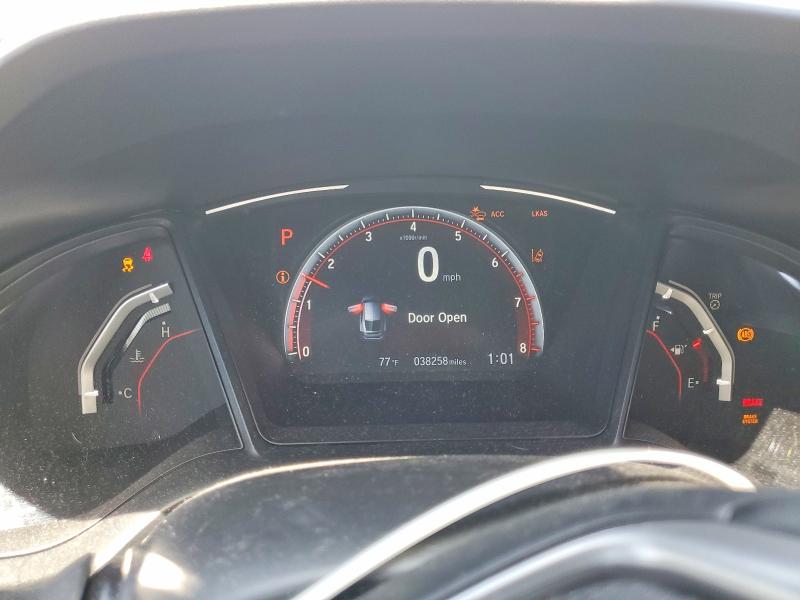 2021 Honda Civic VIN SHHFK7H48MU424018 COPART salvage auction — FRONT END, Ca - Salvage Certificate, sold $2,600 on 2026-07-20 (photo 9)