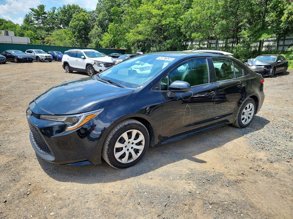 2021 Toyota Corolla VIN 5YFEPMAE9MP217092 COPART salvage auction — SIDE, VA - CERT OF TITLE - SALVAGE, sold $3,950 on 2026-07-22 (photo 1)