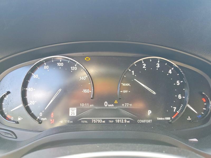 2020 BMW X3 VIN 5UXTY5C02L9B34704 COPART salvage auction — FRONT END, Ma - Cert Of Title-Salvage, sold $9,200 on 2026-07-08 (photo 9)