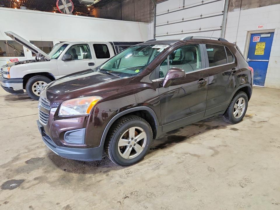 2015 Chevrolet Trax VIN KL7CJRSB8FB244602 COPART salvage auction — FRONT END, Mn - Non Public Clean Title, sold $600 on 2026-07-14 (photo 1)
