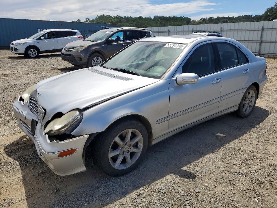 2007 Mercedes-benz C-klasse VIN WDBRF54HX7F856172 COPART salvage auction — FRONT END, Ca - Salvage Certificate, sold $60 on 2026-07-17 (photo 1)